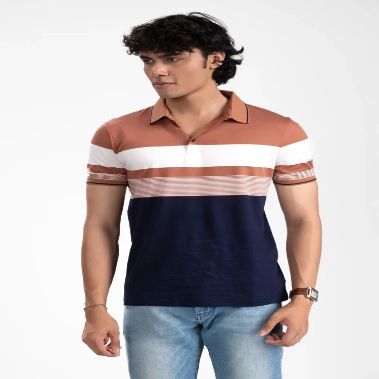 Men’s Stripe Polo